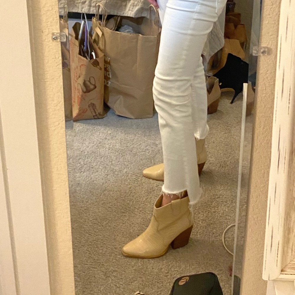 Cream Booties - Picture 7 of 7